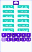 Multiplication table اسکرین شاٹ 6