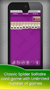 Poster Spider Solitaire Card Game