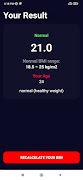 برنامه‌نما BMI Calculator عکس از صفحه