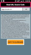 HTML Source Code Reader websites to Source Code স্ক্রিনশট 1