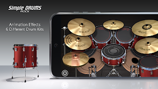 Simple Drums Rock - Drum Set Ekran Görüntüsü 4