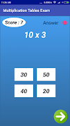برنامه‌نما Maths Multiplication Tables عکس از صفحه