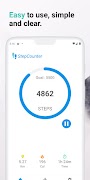 برنامه‌نما Pedometer Walking Step Counter عکس از صفحه