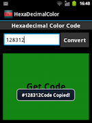 Hexadecimal Code Converter imagem de tela 2