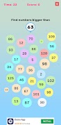 برنامه‌نما Bubbles Number Fun عکس از صفحه