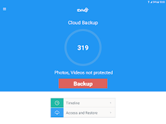 برنامهنما IDrive Online Backup عکس از صفحه