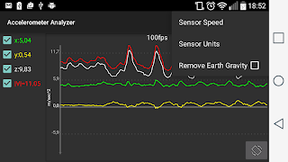 Accelerometer Analyzer تصوير الشاشة 2