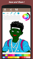 African American Coloring Book Ekran Görüntüsü 1