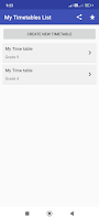 School Timetable تصوير الشاشة 1