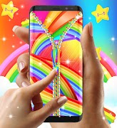 Rainbow lock screen screenshot 3