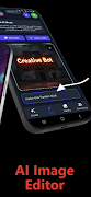 برنامه‌نما CreativeBot AI Image Generator عکس از صفحه