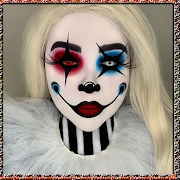 Halloween makeup постер