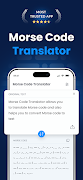 모스 부호 - Morse Code Translator 포스터