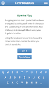 Cryptogram · Cryptoquote Game screenshot 3