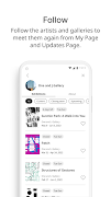 برنامه‌نما artguide Seoul عکس از صفحه