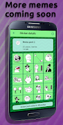 برنامه‌نما WASticker Memes عکس از صفحه