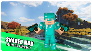 Shader Mod Realistic Minecraft постер