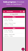 Time Tracker imagem de tela 2