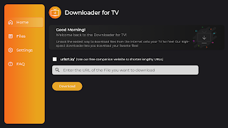Downloader for TV poster