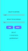 BMI Calculator by Ravindra syot layar 5