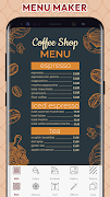 Menu Maker - Vintage Design ภาพหน้าจอ 7