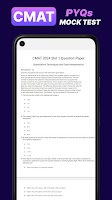 CMAT PYQs , Mock Test captura de pantalla 2