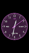 Analog Clock Wallpaper Plakat