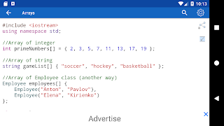 C++ Code ภาพหน้าจอ 7