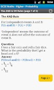 برنامه‌نما GCSE Maths Probability عکس از صفحه