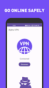 برنامه‌نما Alpha VPN عکس از صفحه