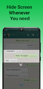 Privacy shield - Screen guard for WhatsApp chat. Poster