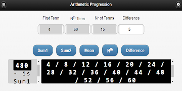 Arithmetic Progression Calcula 스크린샷 4