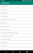 Android Projects capture d'écran 1