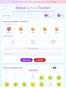 5 Schermata Mood Tracker