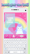 Unicorn Invitation Maker ภาพหน้าจอ 1