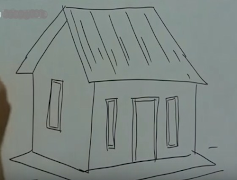 برنامه‌نما Learn To Draw A House عکس از صفحه