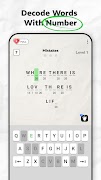 Cryptogram IQ Word Puzzle Game اسکرین شاٹ 2