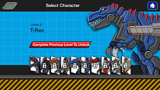 Robot Dino T-Rex Attack Plakat