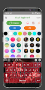 Skull Keyboard Theme स्क्रीनशॉट 1