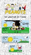 Peanuts Weather Widget Theme poster