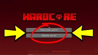 Poster Hardcore Mod For Minecraft