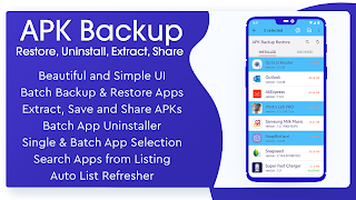 APK Backup Restore - APK Extra Ekran Görüntüsü 3