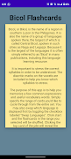 Bicol - 50 Flashcards ภาพหน้าจอ 1