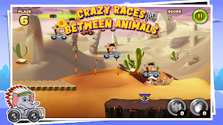 Crazy Races Between Animals ภาพหน้าจอ 2