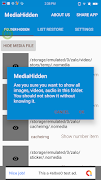 Hide media Screenshot 2