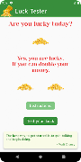 برنامه‌نما Luck Tester عکس از صفحه