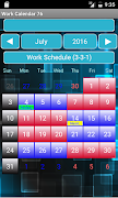 Work Calendar 76 스크린샷 1