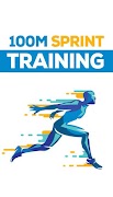 100M Sprint Training Plakat