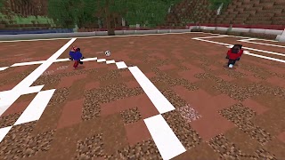Soccer mod in Minecraft screenshot 1
