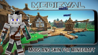 Medieval Mods - Knight King And Elf Mods For MCPE โปสเตอร์